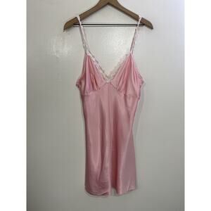 Vtg Y2K Coquette Romantic Babydoll Fairy Slip Dress L Ballet Ethereal Parisian